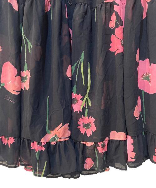 DOUBLE STANDARD CLOTHING（ダブルスタンダードクロージング）DOUBLE STANDARD CLOTHING (ダブルスタンダードクロージング) パウダーシフォンワンピース ブラック サイズ:38の古着・服飾アイテム