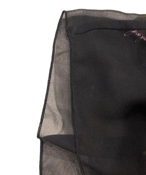 DOUBLE STANDARD CLOTHING（ダブルスタンダードクロージング）DOUBLE STANDARD CLOTHING (ダブルスタンダードクロージング) パウダーシフォンワンピース ブラック サイズ:38の古着・服飾アイテム