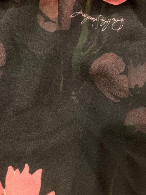 DOUBLE STANDARD CLOTHING（ダブルスタンダードクロージング）DOUBLE STANDARD CLOTHING (ダブルスタンダードクロージング) パウダーシフォンワンピース ブラック サイズ:38の古着・服飾アイテム