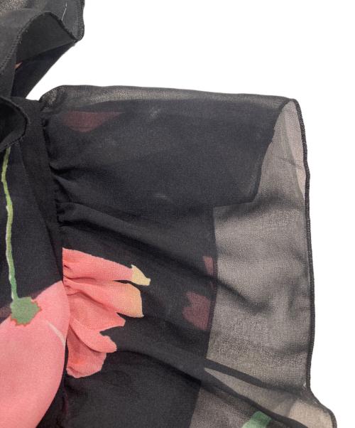 DOUBLE STANDARD CLOTHING（ダブルスタンダードクロージング）DOUBLE STANDARD CLOTHING (ダブルスタンダードクロージング) パウダーシフォンワンピース ブラック サイズ:38の古着・服飾アイテム