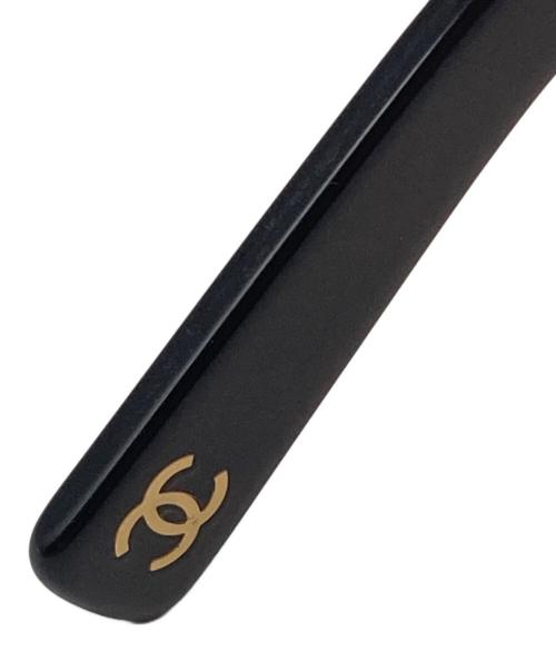 CHANEL（シャネル）CHANEL (シャネル) パールストーンサングラス ブラウン サイズ:61□15 125の古着・服飾アイテム