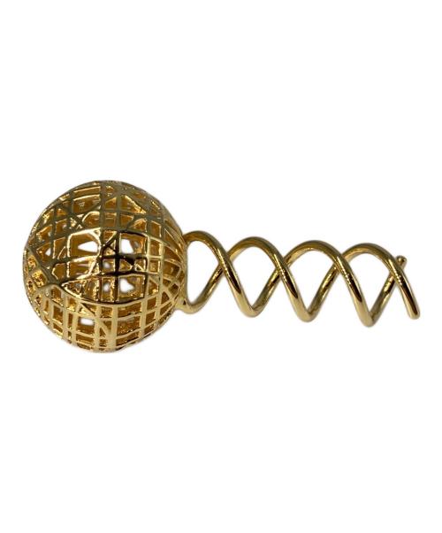 FRANCE Luxe（フランスラックス）FRANCE Luxe (フランスラックス) メタルメッシュボールスクリューピン ゴールドカラーの古着・服飾アイテム