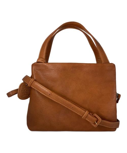 genten（ゲンテン）genten (ゲンテン) ゴートベーシックショルダーバッグ ブラウンの古着・服飾アイテム