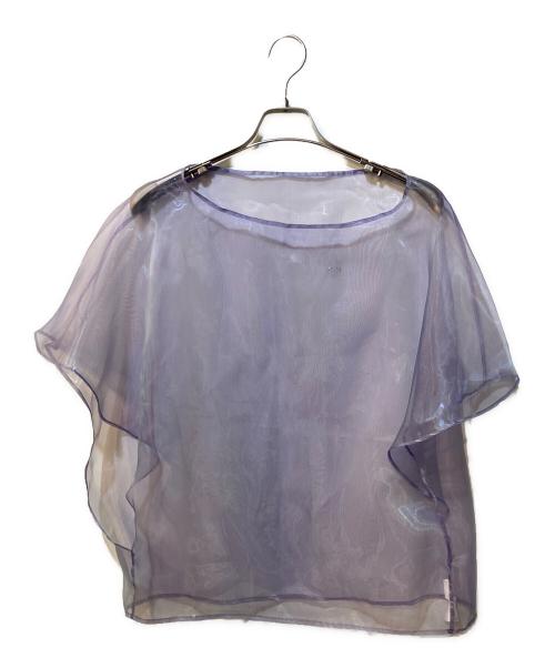 MARGE（マージ）MARGE (マージ) Glossy organdy oversized p/o パープル サイズ:Freeの古着・服飾アイテム