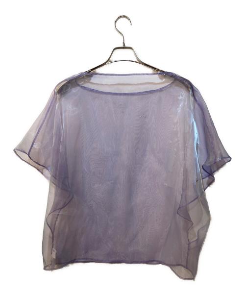 MARGE（マージ）MARGE (マージ) Glossy organdy oversized p/o パープル サイズ:Freeの古着・服飾アイテム