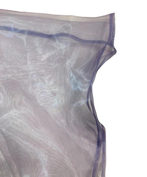MARGE（マージ）MARGE (マージ) Glossy organdy oversized p/o パープル サイズ:Freeの古着・服飾アイテム