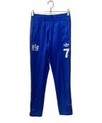 adidasアディダス）の古着「トラックパンツ」｜ブルー