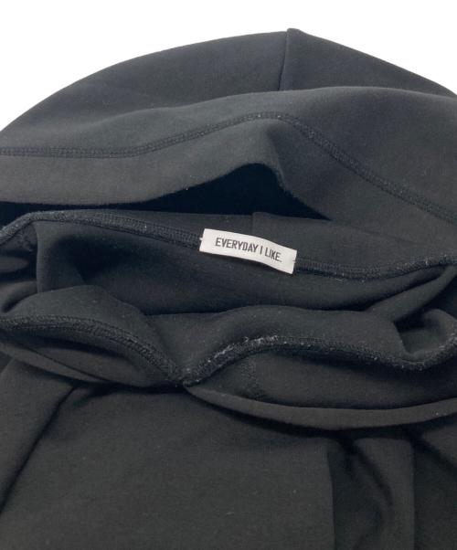 EVERYDAY I LIKE.（エヴリデイ アイ ライク）EVERYDAY I LIKE. (エヴリデイ アイ ライク) オーバーサイズドフーディ- ブラック サイズ:Freeの古着・服飾アイテム
