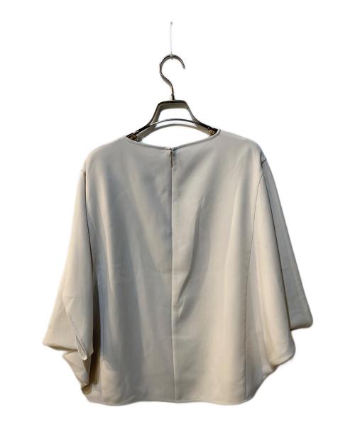 SOEJU（ソージュ）SOEJU (ソージュ) ライトクロスコクーンシルエットブラウス ベージュ サイズ:Mの古着・服飾アイテム