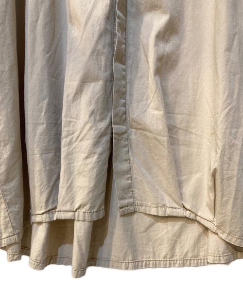 BROCANTE（ブロカント）BROCANTE (ブロカント) コットンレーヨンヴィンテージクロス バロンロンワンピース ベージュ サイズ:2の古着・服飾アイテム