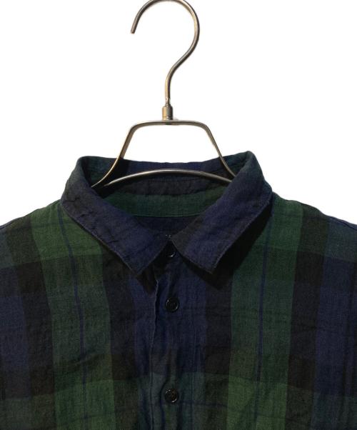 R&D.M.Co-OLDMAN'S TAILOR（オールドマンズテイラー）R&D.M.Co-OLDMAN'S TAILOR (オールドマンズテイラー) リネンワンピース グリーン サイズ:Mの古着・服飾アイテム