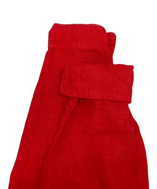 Honnete（オネット）Honnete (オネット) リネンワンピース レッド サイズ:Freeの古着・服飾アイテム