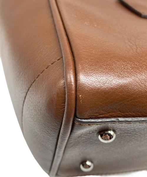 LOEWE（ロエベ）LOEWE (ロエベ) ヘリテージ カーフレザーハンドバッグ ブラウンの古着・服飾アイテム