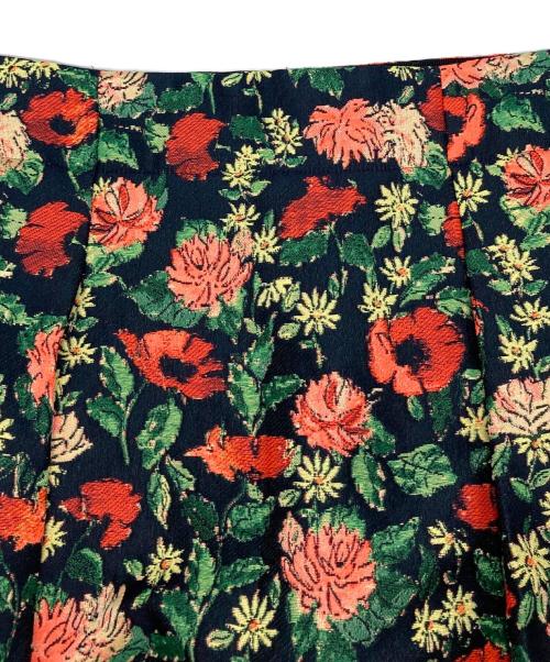 DEPAREILLE（デパリエ）DEPAREILLE (デパリエ) FLOWER JACQUARD SKIRT ブラック サイズ:38の古着・服飾アイテム
