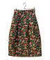DEPAREILLE（デパリエ）の古着「FLOWER JACQUARD SKIRT」｜ブラック
