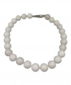 AKIO MORIアキオ モリ）の古着「ホワイトオニキスネックレス」｜ホワイト