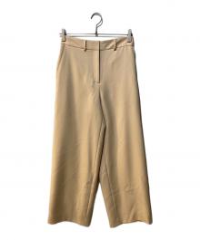 BALLSEY（ボールジィ）の古着「パウダリーストレッチツイル セミワイドパンツ」｜ベージュ