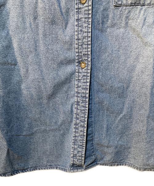 Spick and Span（スピック＆スパン）Spick and Span (スピックアンドスパン) バンドカラーボックスダンガリーシャツ インディゴ サイズ:Freeの古着・服飾アイテム