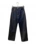 UNGRID（アングリッド）の古着「ハイウエストルーズストレートデニム」｜インディゴ