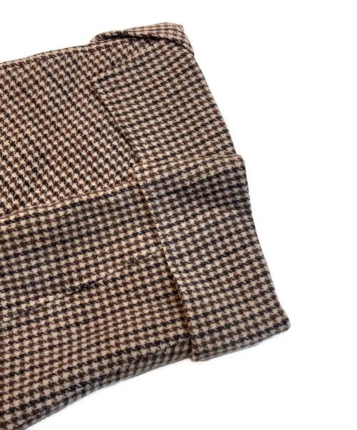 Mila Owen（ミラオーウェン）Mila Owen (ミラオーウェン) 接結ロングトレンチコート ブラウンの古着・服飾アイテム