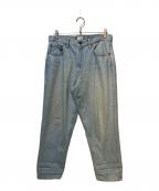 CIOTAシオタ）の古着「インディゴスビンコットン13.5ozワイドテーパードデニム」｜ブルー