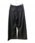 MAISON SPECIAL (ビブラムソル) Chambray Wool Prime-Wide Three-Dimensional Cutting Pants ブラック サイズ:1：9000円