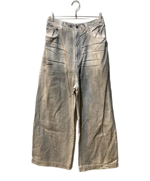 MAISON SPECIAL（メゾンスペシャル）MAISON SPECIAL (メゾンスペシャル) 11oz Chemical Over-Dye Denim Buggy Pants グレー サイズ:2の古着・服飾アイテム