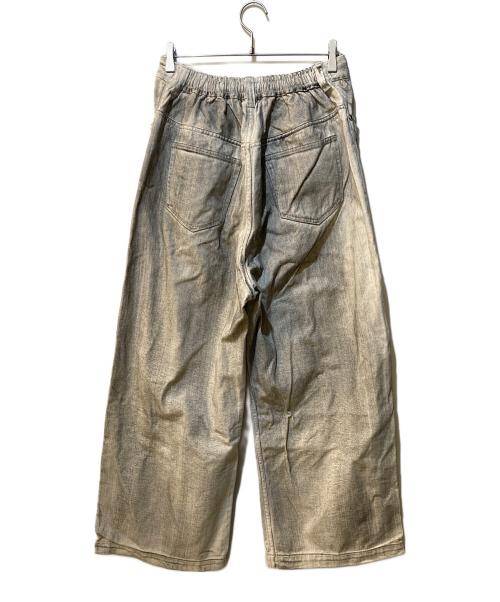 MAISON SPECIAL（メゾンスペシャル）MAISON SPECIAL (メゾンスペシャル) 11oz Chemical Over-Dye Denim Buggy Pants グレー サイズ:2の古着・服飾アイテム