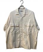 is-nessイズネス）の古着「SLIT SHORT SLEEVE SHIRT」｜アイボリー