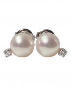 MIKIMOTOミキモト）の古着「K18パールピアス」