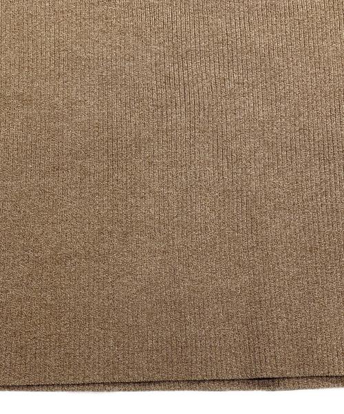 CLANE（クラネ）CLANE (クラネ) SQUARE SLEEVE KNIT TOPS ブラウン サイズ:1の古着・服飾アイテム