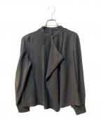 anuansアニュアンス）の古着「カスケードフリルブラウス」｜グレー