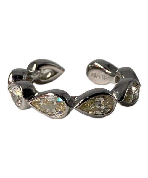 ete（エテ）ete (エテ) ペアシェイプ リングカフ シルバー サイズ:3号の古着・服飾アイテム