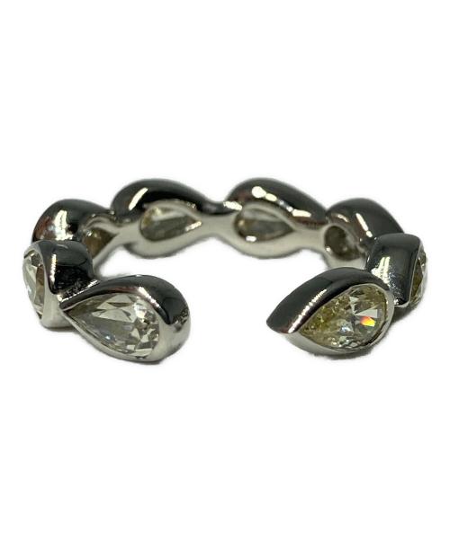 ete（エテ）ete (エテ) ペアシェイプ リングカフ シルバー サイズ:3号の古着・服飾アイテム