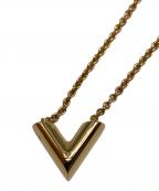 LOUIS VUITTONルイ ヴィトン）の古着「エッセンシャルVネックレス」｜ゴールド