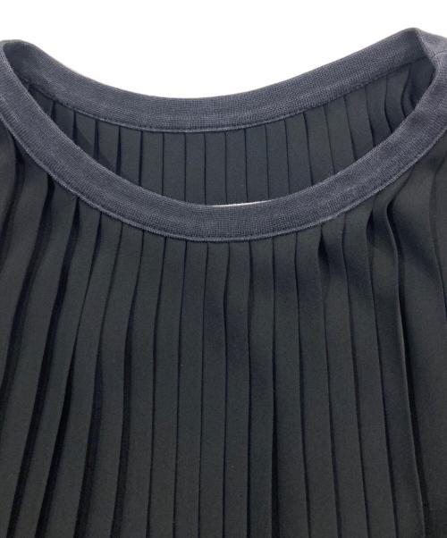 MM6 Maison Margiela（エムエムシックスメゾンマルジェラ）MM6 Maison Margiela (エムエムシックスメゾンマルジェラ) プリーツノースリーブワンピース ブラック サイズ:38の古着・服飾アイテム
