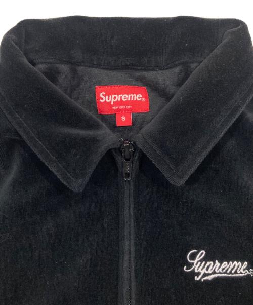 SUPREME（シュプリーム）SUPREME (シュプリーム) Velour Warm Up Shirts ブラック サイズ:Sの古着・服飾アイテム