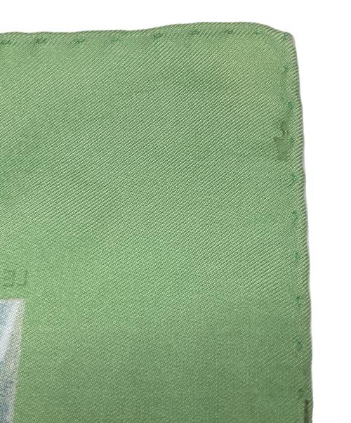 HERMES（エルメス）HERMES (エルメス) カレ90 les perroquets オウム グリーンの古着・服飾アイテム