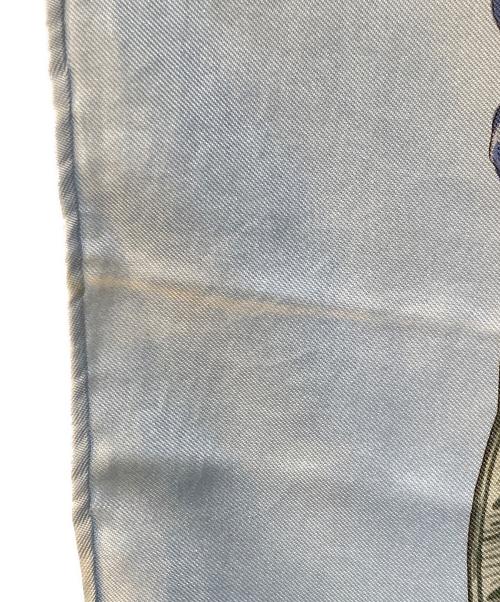 HERMES（エルメス）HERMES (エルメス) カレ90 chapeau 脱帽 ブルーの古着・服飾アイテム