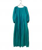 VERMEIL par ienaヴェルメイユ パー イエナ）の古着「ベルギーリネンワンピース」｜グリーン