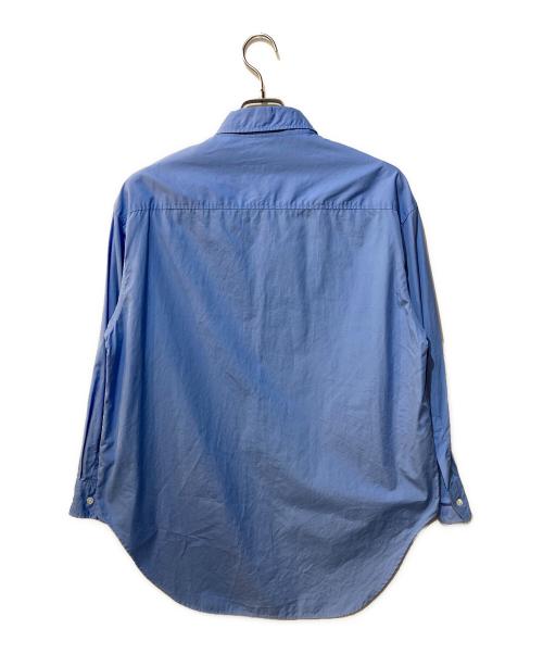 journal standard L'essage（ジャーナルスタンダード レサージュ）journal standard L'essage (ジャーナルスタンダード レサージュ) THOMAS MASON (トーマスメイソン) レギュラーカラーシャツ ブルー サイズ:Freeの古着・服飾アイテム