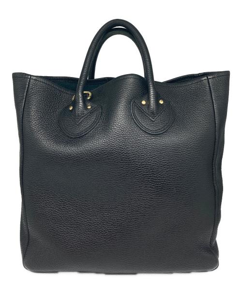 YOUNG & OLSEN The DRYGOODS STORE（ヤングアンドオルセン ザ ドライグッズストア）YOUNG & OLSEN The DRYGOODS STORE (ヤングアンドオルセン ザ ドライグッズストア) EMBOSSED LEATHER TOTE M ブラック サイズ:Freeの古着・服飾アイテム