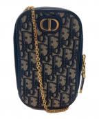 Christian Diorクリスチャン ディオール）の古着「30 montaigne フォンホルダー ショルダー ポーチ」｜グレー