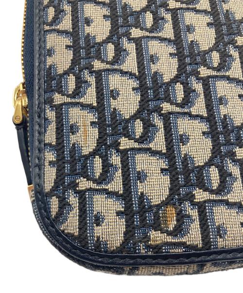 Christian Dior（クリスチャン ディオール）Christian Dior (クリスチャン ディオール) 30 montaigne フォンホルダー ショルダー ポーチ グレーの古着・服飾アイテム