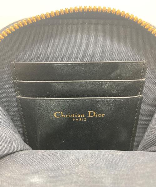 Christian Dior（クリスチャン ディオール）Christian Dior (クリスチャン ディオール) 30 montaigne フォンホルダー ショルダー ポーチ グレーの古着・服飾アイテム