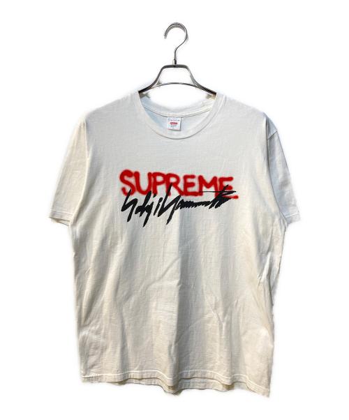 SUPREME（シュプリーム）SUPREME (シュプリーム) YOHJI YAMAMOTO (ヨウジヤマモト) Logo Tee ホワイト サイズ:Lの古着・服飾アイテム