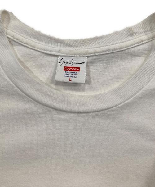 SUPREME（シュプリーム）SUPREME (シュプリーム) YOHJI YAMAMOTO (ヨウジヤマモト) Logo Tee ホワイト サイズ:Lの古着・服飾アイテム