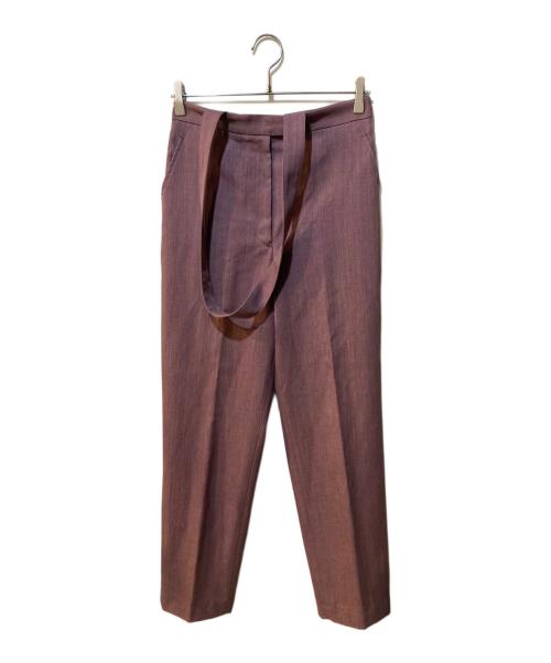 6(ROKU) BEAUTY&YOUTH（ロク ビューティーアンドユース）6(ROKU) BEAUTY&YOUTH (ロク ビューティーアンドユース) PEAKED LAPEL JACKET セットアップ パープル サイズ:36の古着・服飾アイテム