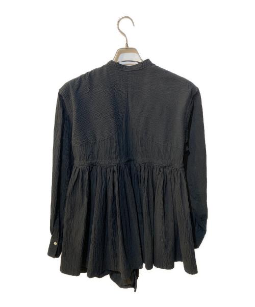 WRYHT（ライト）WRYHT (ライト) knotted asymmetry front top ブラック サイズ:FREEの古着・服飾アイテム