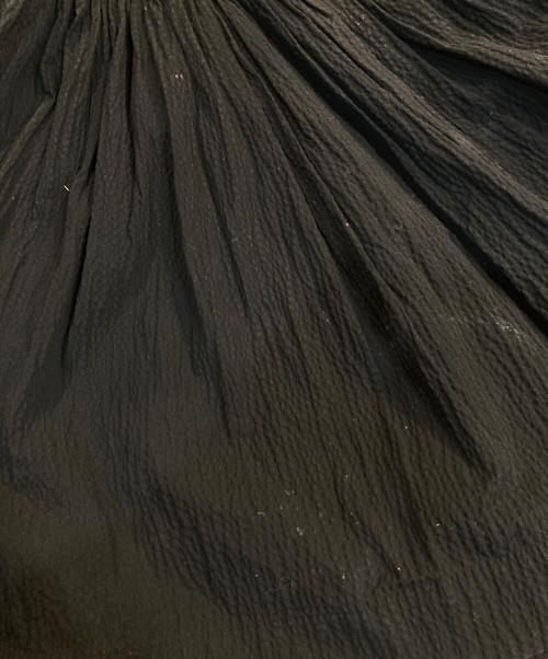 WRYHT（ライト）WRYHT (ライト) knotted asymmetry front top ブラック サイズ:FREEの古着・服飾アイテム